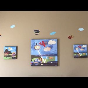 Children’s Oopsy daisy too canvas art bundle